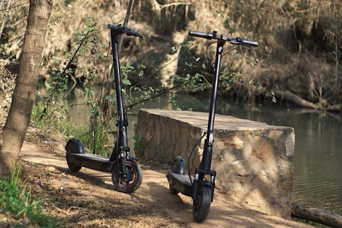 Electric scooters at Avianto Estate